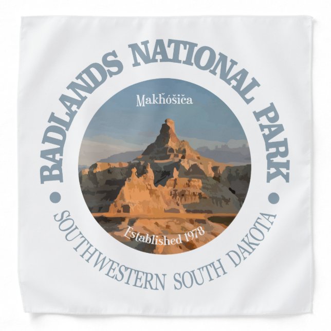Badlands National Park Bandana (Front)