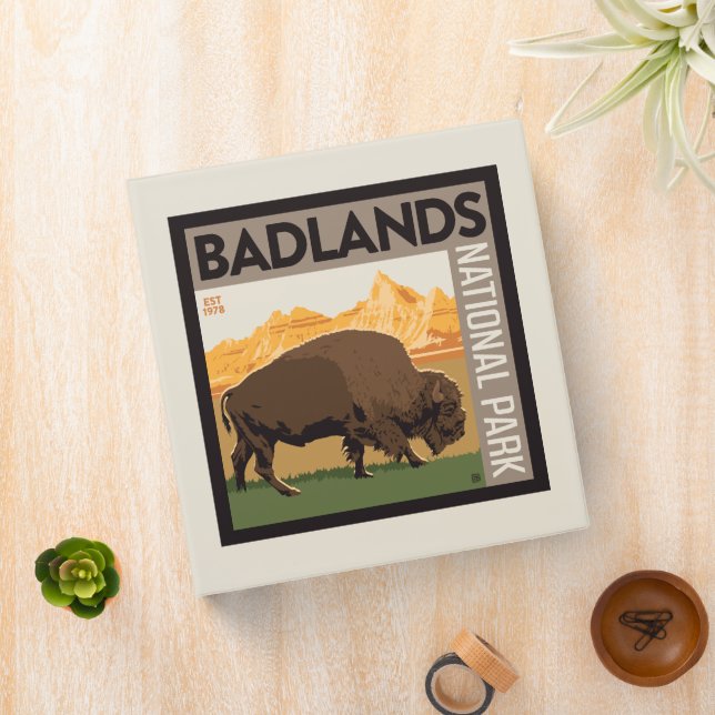 Badlands National Park | Buffalo 3 Ring Binder (In Situ)