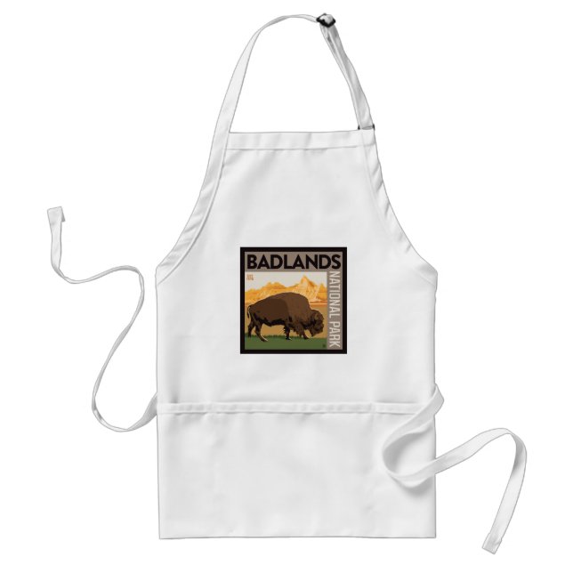 Badlands National Park | Buffalo Adult Apron (Front)