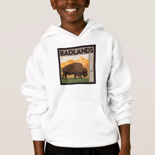 Badlands National Park  Buffalo Hoodie