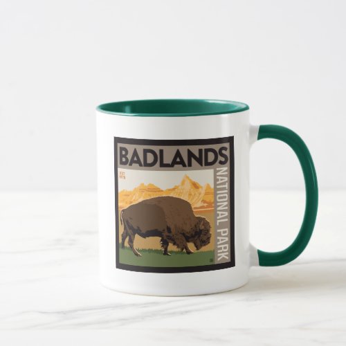 Badlands National Park  Buffalo Mug