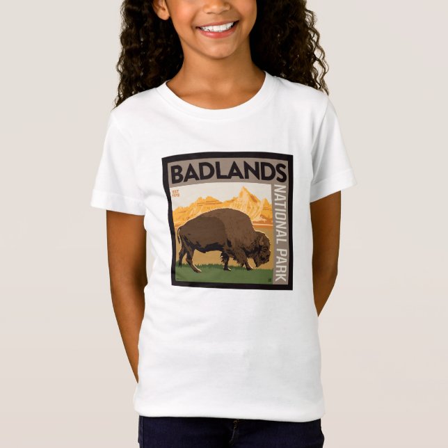 Badlands National Park | Buffalo T-Shirt (Front)