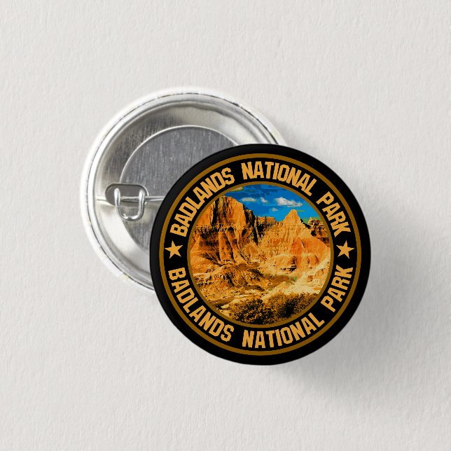 Badlands National Park Button (Front & Back)