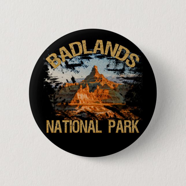 Badlands National Park Button (Front)