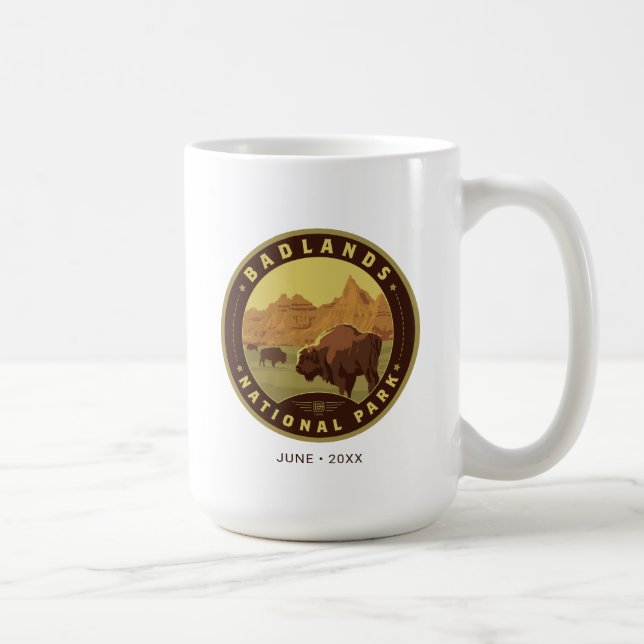 Badlands National Park Coffee Mug (Right)