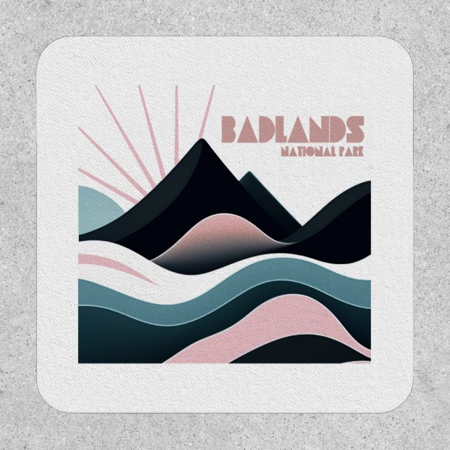 Badlands National Park Colored Hills Patch (Front)