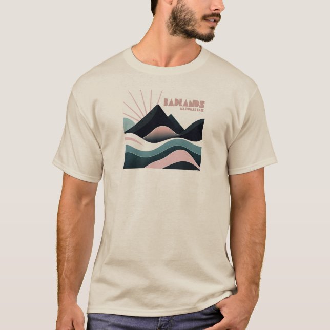 Badlands National Park Colored Hills T-Shirt (Front)