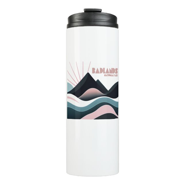 Badlands National Park Colored Hills Thermal Tumbler (Front)
