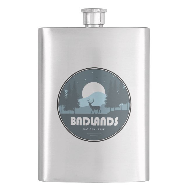 Badlands National Park Deer Flask (Front)