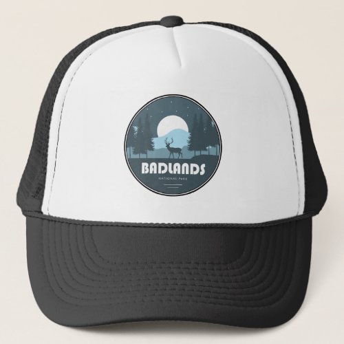 Badlands National Park Deer Trucker Hat