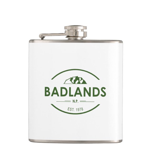 Badlands National Park Flask (Front)