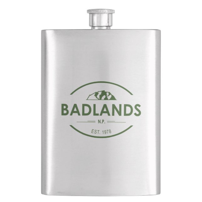 Badlands National Park Flask (Front)