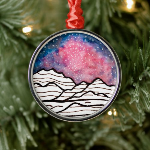 Badlands National Park Galaxy Sky Ornament