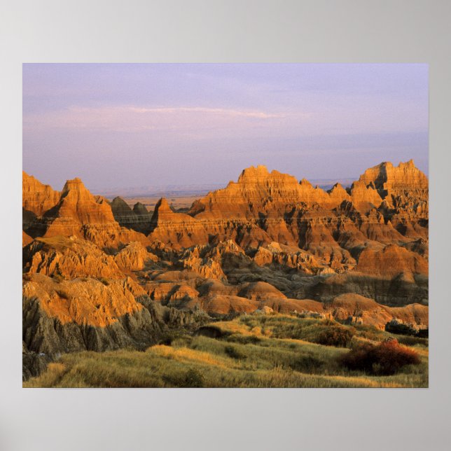 Badlands National Park in South Dakota Poster (Front)