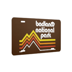 Badlands National Park License Plate
