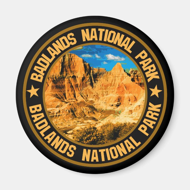 Badlands National Park                             Magnet (Front)