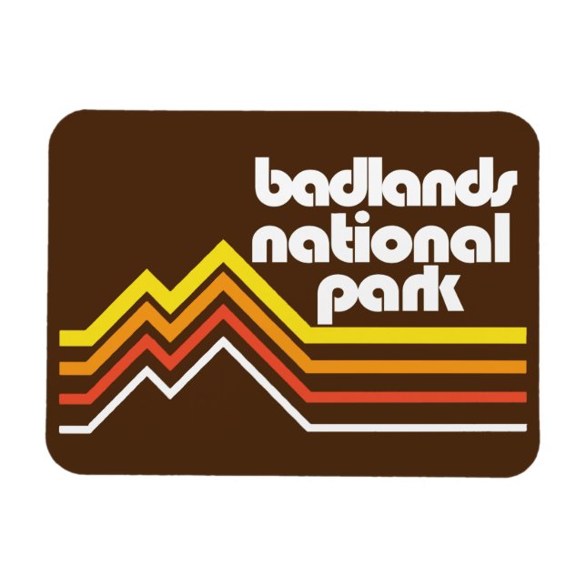 Badlands National Park Magnet (Horizontal)