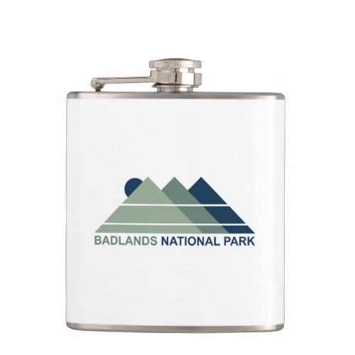 Badlands National Park Mountain Sun Flask