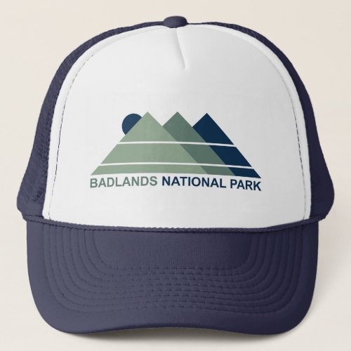 Badlands National Park Mountain Sun Trucker Hat