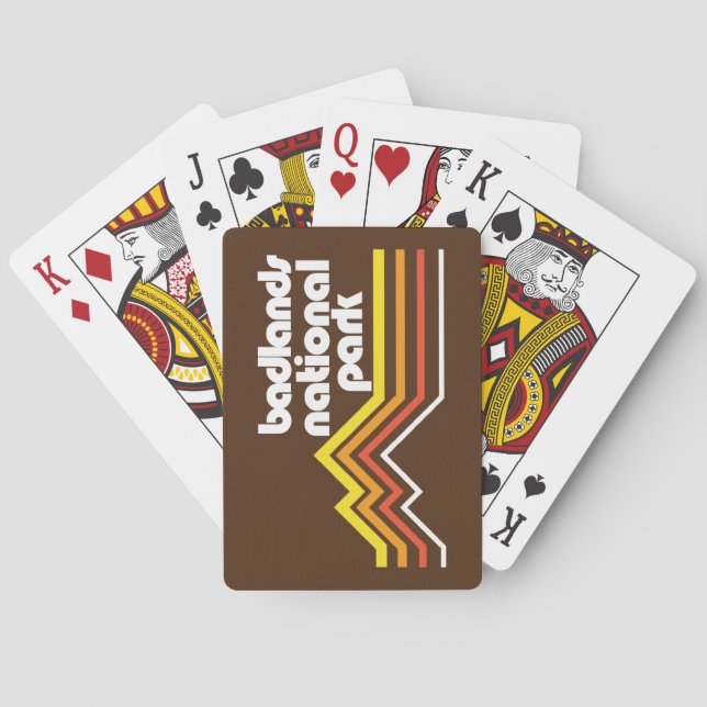 Badlands National Park Poker Cards (Back)