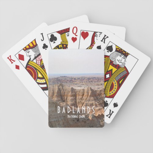Badlands National Park Poker Cards