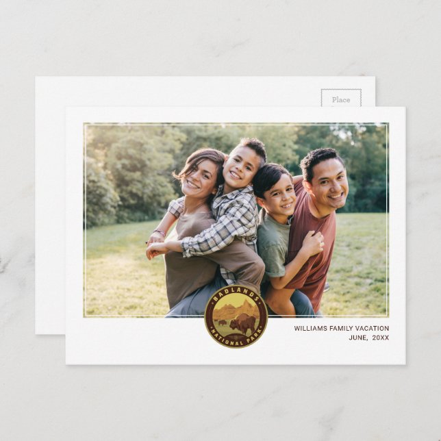 Badlands National Park Postcard (Front/Back)