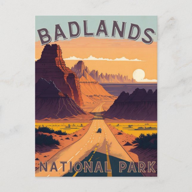 Badlands National Park Postcard (Front)
