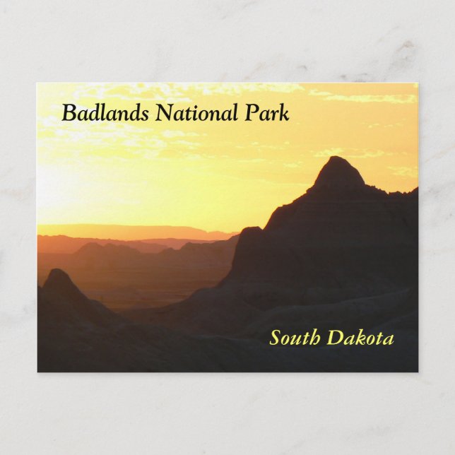 "Badlands National Park" Postcard (Front)