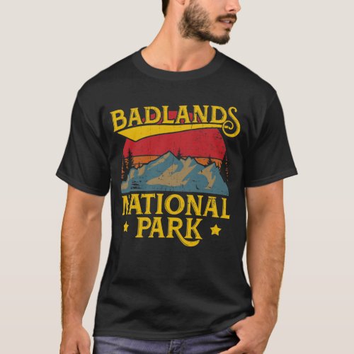 Badlands National Park Sd Vintage T_Shirt