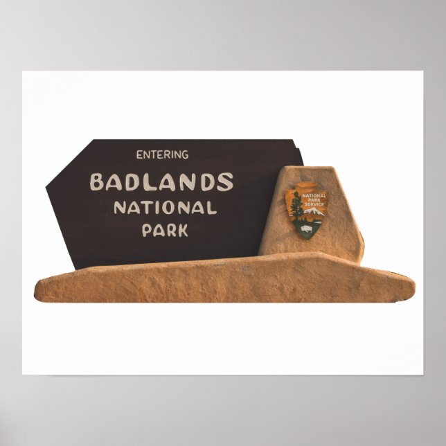 Badlands National Park Sign (Front)