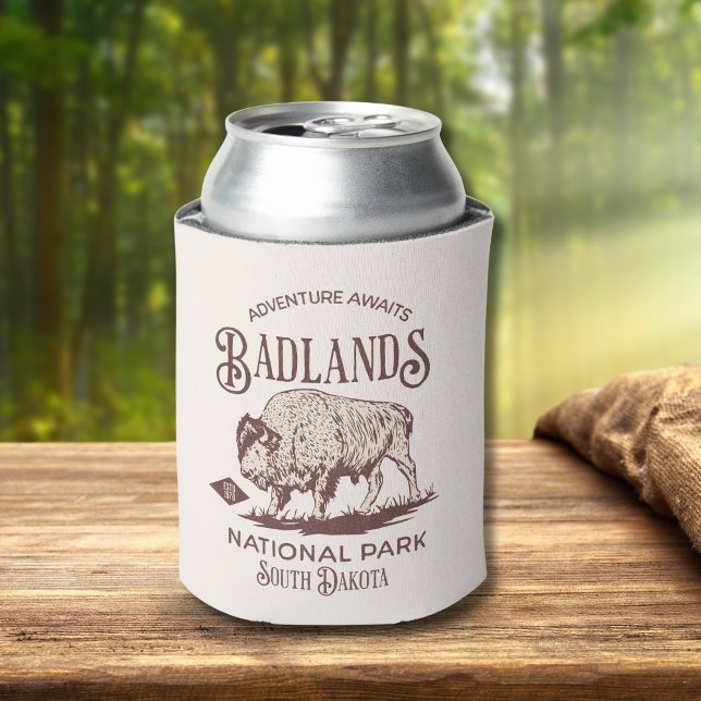 Badlands National Park South Dakota Funny Travel Can Cooler (Creator Uploaded)