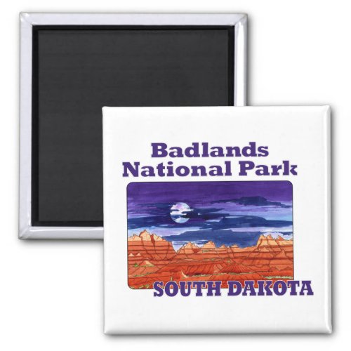 Badlands National Park South Dakota Magnet