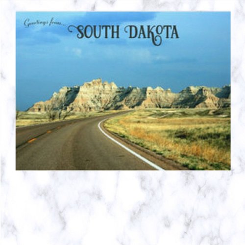 Badlands National Park South Dakota Postcard