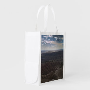 badlands national park South Dakota Reusable Grocery Bag