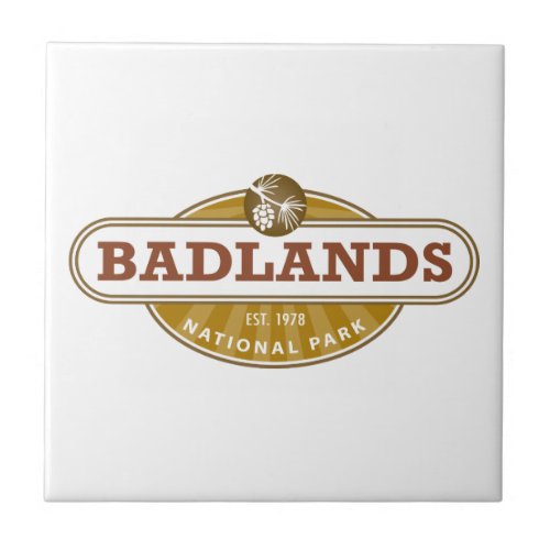 Badlands National Park South Dakota Tile