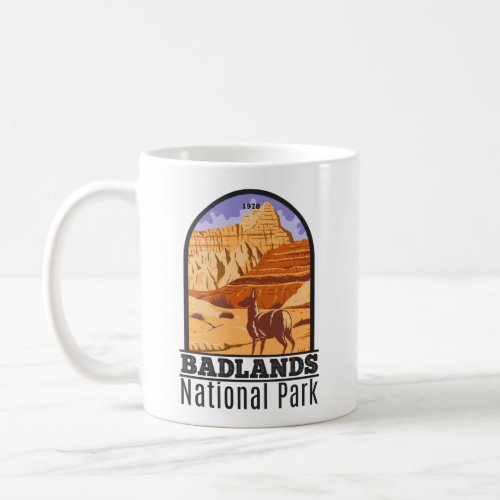 Badlands National Park South Dakota Vintage Coffee Mug