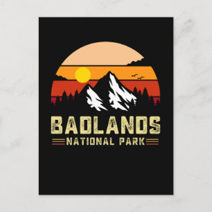 badlands national park south dakota vintage T-Shir Postcard