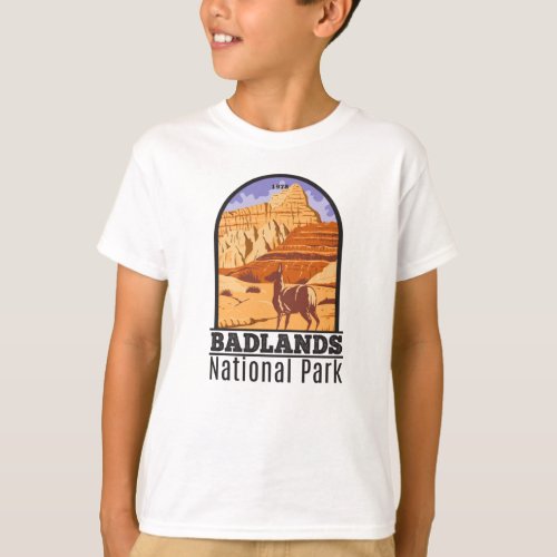 Badlands National Park South Dakota Vintage T_Shir T_Shirt