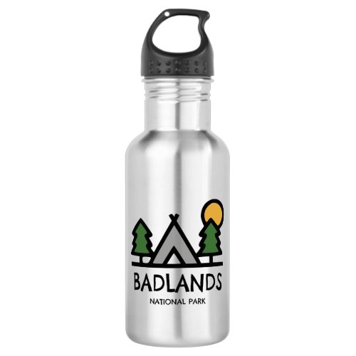 Badlands National Park Stainless Steel Water Bottle