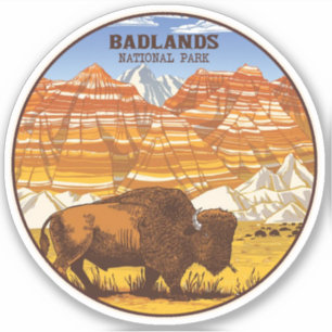 Badlands National Park Sticker