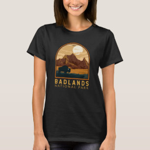 Badlands National Park Vintage Emblem T-Shirt