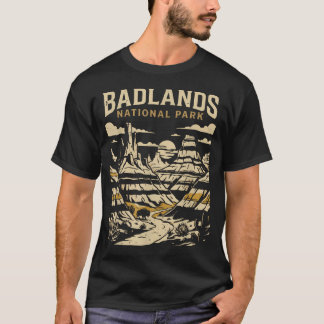 Badlands National Park Vintage Retro T-Shirt