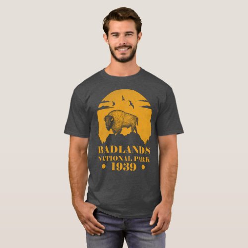 Badlands national park wilderness pinnacles south T_Shirt