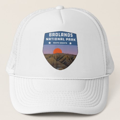 Badlands national park wilderness south dakota trucker hat