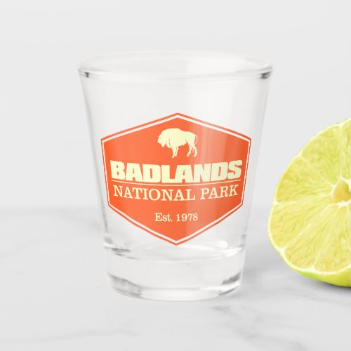 Badlands NP 3 Shot Glass