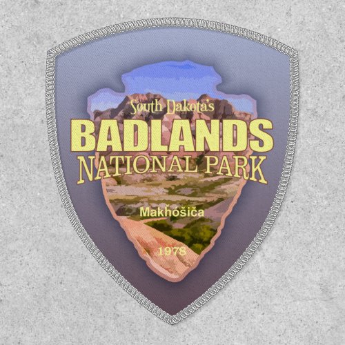Badlands NP arrowhead Patch
