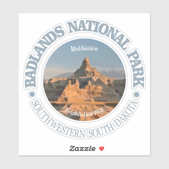 Badlands NP Sticker (Sheet)