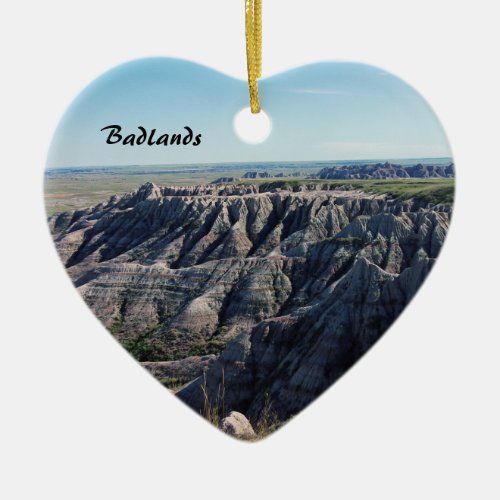 Badlands South Dakota Ceramic Ornament