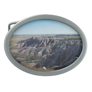 Badlands, South Dakota Oval Belt Buckle