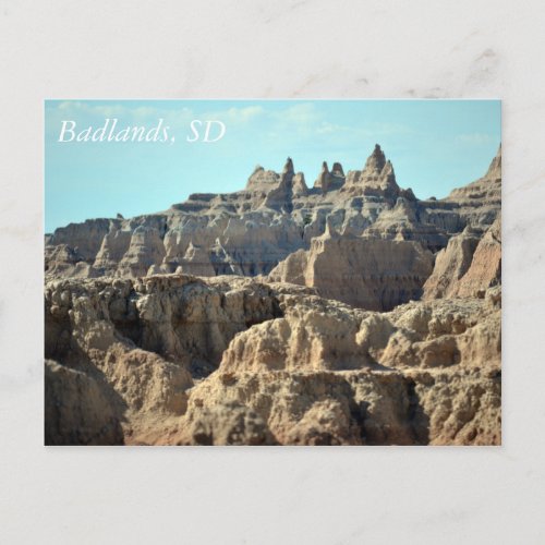 Badlands South Dakota Postcard